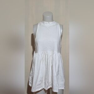 Free People babydoll tank with open back size small